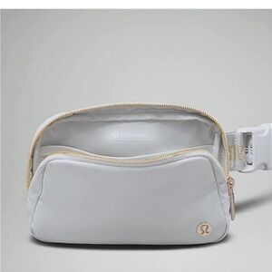 lululemon athletica White and gold Crossbody Bag